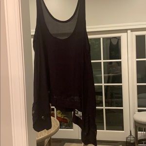 Free People Black Tank